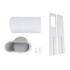 Portable Air Conditioner Sliding Door Vent Kit 16.9 61 Inch Adjustable Sliding Window AC Vent Kit with 59 Inch Hose