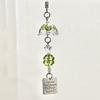 Transparent Keychain Cute Wind Chime Pendant Keyring Mobile Phone Lanyard Kawaii Bag Decorative Accessories Home Decorations