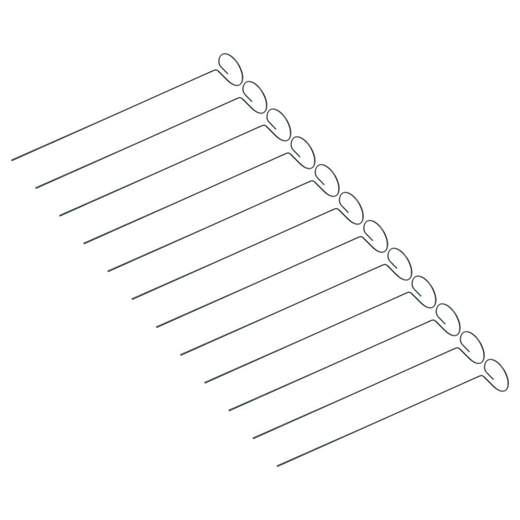 12Pcs Plant Stakes Reusable Plant Sticks Support Anti Rust Stem Flower Support for Home Garden Yard Farm