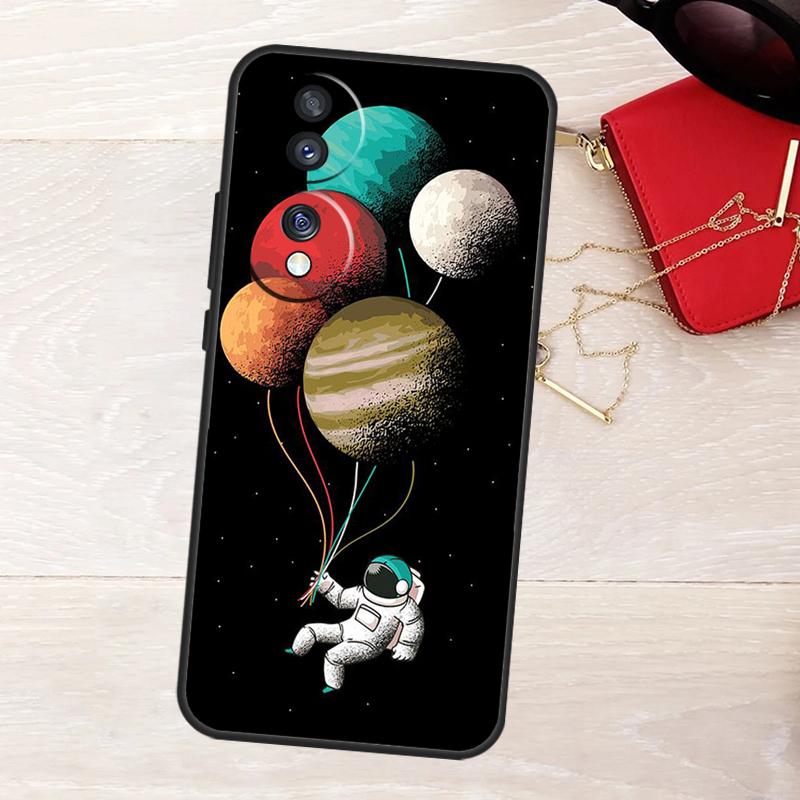 Astronaut Balloons Stars Space Planets Case For Honor Magic 8 5 6 7 Lite X9a X9b X9c X9d X8b X8c Win 50 70 90 200 400 Pro Cover