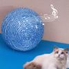 Cat Toy Sisal Ball Interactive Cat Toy Large Woven Ball Toys for Cats Teeth Molar Sisal Ball Cats Toys with Bell Pet Products