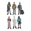 6 Miniature Figures for DIY Scene And Photography Props