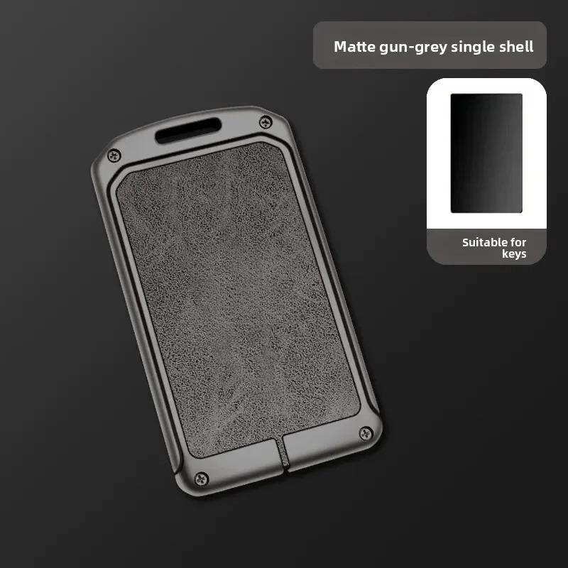 Zinc Alloy Leather Car NFC Card Remote Key Cover Case Protector Holder Shell Auto Kychain Accessories For Leapmotor C10 C11 C16