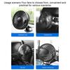 USB Fan For Car Backseat Car Seat Cooling Fan Powerful Air Cooler With Suction Cup Vehicle Accessories 3 Speeds USB Rechargeable