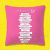 Federa Cuscino Decorativo E-Ed Sheeran Play per Cuscini Quadrati da Ufficio 55x55cm 40x40cm 45x45cm 50x50cm 30x30cm