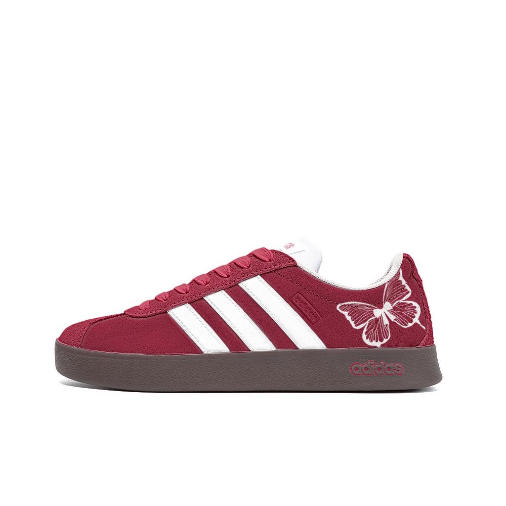 

Adidas Neo Vl Court Roselle Butterfly, Amber Leather Slip Resistant Lightweight Non slip Lightweight Low top HQ1802(Team189-) 44⅔