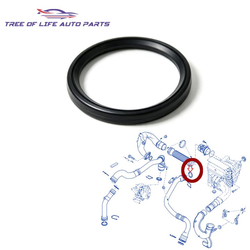 1/2/5/10x Intercooler Turbo Air Hose Seal Ring For Renault Megane Scenic III/IV 1.5 1.6 DCI 2008- 7701071148 77 01 071 148