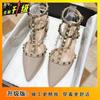 Niche design sense high sense comfortable sandals 2025 Internet celebrity new with skirt versatile temperament lady single shoes women