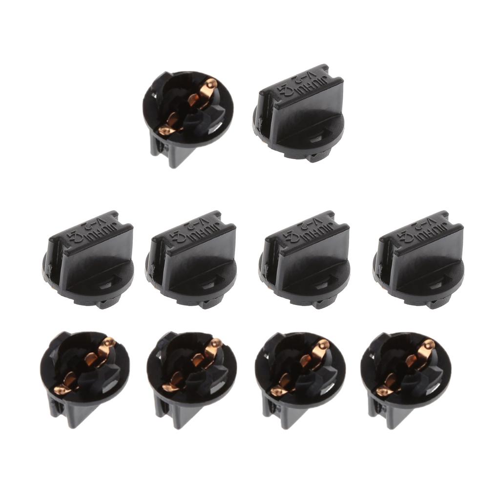 10 buc Suport Lampă T5/T10 LED Soclu Twist Lock 12V Bord Auto Panou Instrumente Cluster Bază Bec Universală Bază Lampă