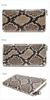FashionBerry Natural Diamond Python Long Wallet with Round Zipper, Men's and Women's, Genuine Leather, Made In Japan, YKK Zipper, Snakeskin, Shining