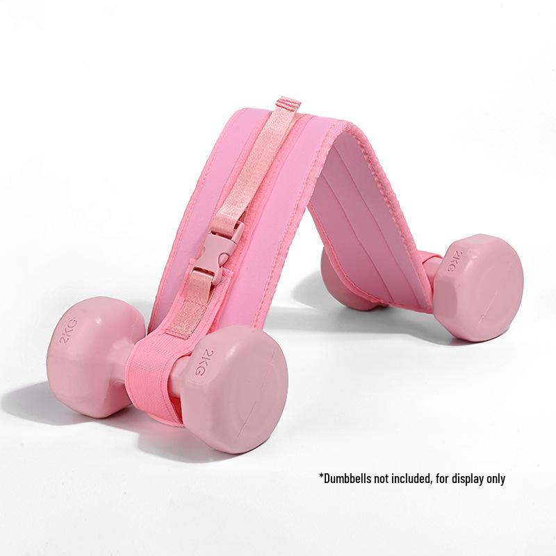 Gewichteter Ledergürtel für Gewichtheben, Hantel- & Langhanteltraining, Gesäßbrücke und Hip Thrust Unterstützung