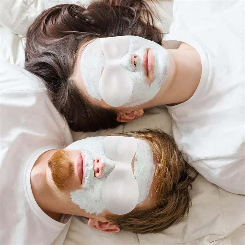 200 Pièces/Sachet Masque Yeux Jetable en Papier Ultra-fin Coton Naturel Patchs Soin des Yeux pour Femmes Spa Cache-yeux Outils Soin Peau Visage