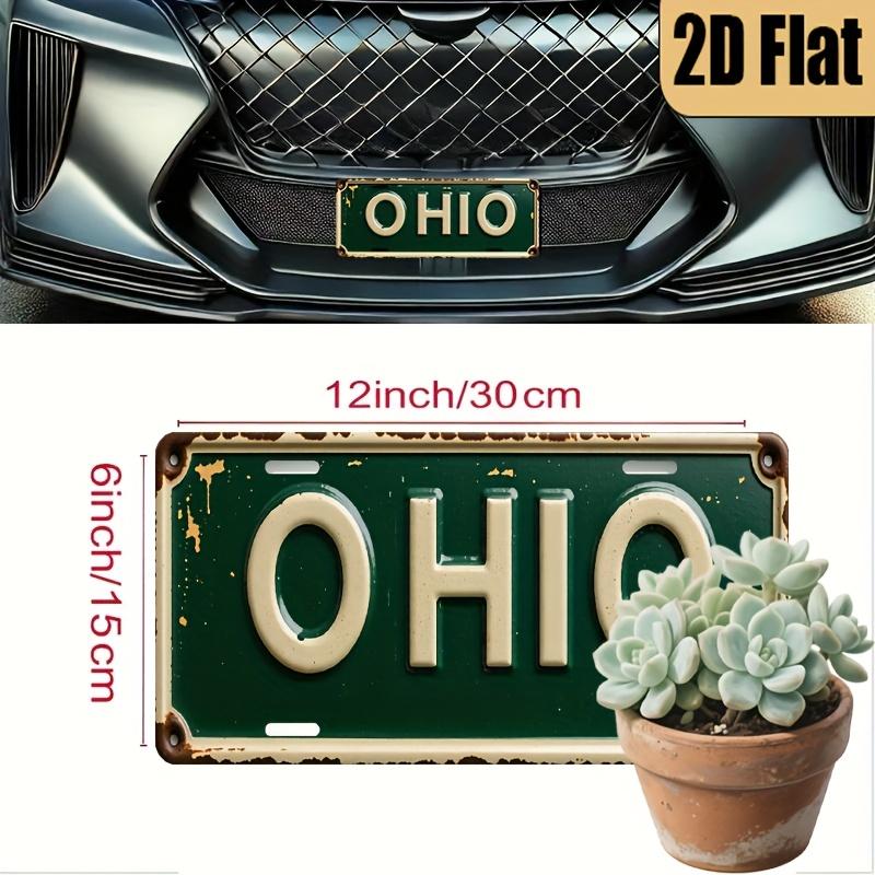 D Flat pc D Flat for Decoration Only Vintage Style License Plate Vintage License Plate Theme Decorative License Plate 15x30cm(5.9x7.8inch)