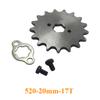520 20mm 10T 11T 12T 13T 14T 15 16 17 18 19 20 T Front Engine Sprocket For Honda Lifan ZongShen YCF ATV Quad Dirt Pit Bike Buggy
