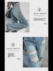 Damen High-Waist Loose-Fit Wide-Leg Ripped Jeans - Sommer 2023 Trend