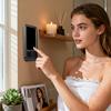 Handyhülle mit eingebautem Lautsprecher, 480 Grad drehbare Wandhalterung, Touchscreen Dusch-Handyhalterung, Saugfuß-Lautsprecher, Kabelloses Ladegerät