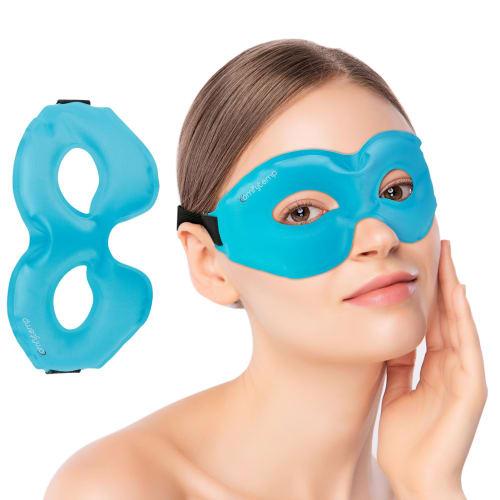 Comfytemp Reusable Cooling Gel Eye Mask, Warm and Cool, Cools Eyes, Sleeping, Summer, Cooling