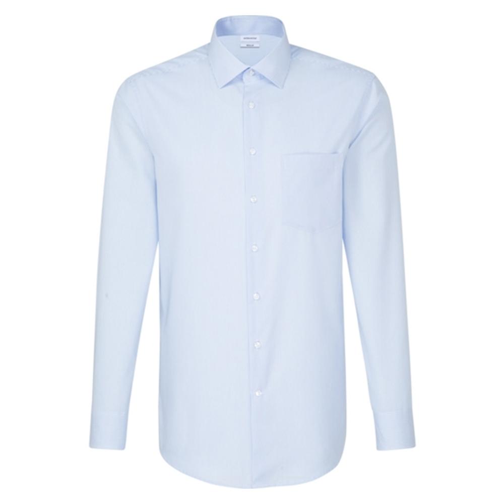 Seidensticker Mens Checked Regular Long-Sleeved Shirt