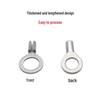 Stainless Steel Heavy-Duty Safety Rope Terminal with Cold Press Fitting