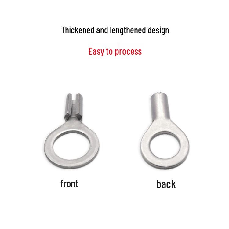 Stainless Steel Heavy-Duty Safety Rope Terminal with Cold Press Fitting