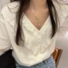 Su Chuang S925 Sterling Silver Round Bead Necklace - Simple Women's Sweater Chain, Ins Style, High-End Niche Design Clavicle Chain