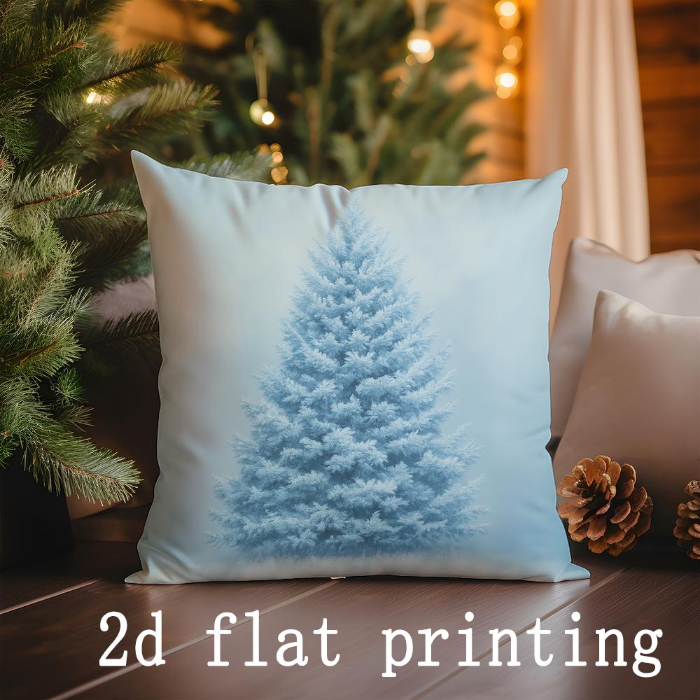 

Home Decor Christmas Snowman & Santa Pillow Covers Pattern Cushion Cover Suitable for Sofa Bedroom Car Pillow Cover 16x16Inch