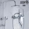 Stainless Steel 304 Cross-Border High Arc Bathroom Basin Faucet