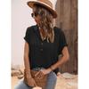 Summer Short Sleeved Hooded Women T-shirt New Loose Buttons Casual Simple T Shirt Female Plus Size Tops Women's Clothing 3267
