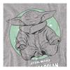 Star Wars: The Mandalorian Unisex Adult Grogu Yoga Pose Long-Sleeved T-Shirt