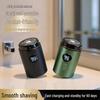 Portable Rechargeable Electric Shaver for Men - Mini Travel Razor for Car Use