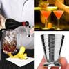75ML 5tbsp 2.5oz Magic Measuring Cup For Bartending Cocktail Measuring Pot 304 Stainless Steel Clear Scale Kitchen Tools
