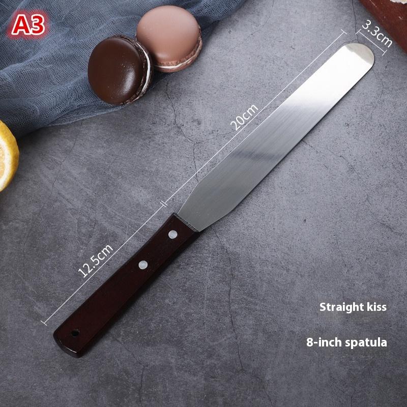 4/6/8/10 Zoll Edelstahl Kuchenspatel Buttercreme Icing Zuckerguss Messer Glätter Pinsel Küche Gebäck Kuchen Dekorationswerkzeuge