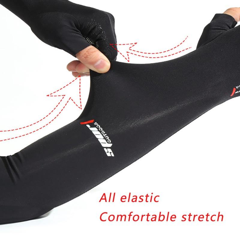 Sunscreen Ice Sleeves Summer Arm Sunscreen Ice Sleeves Set Outdoor Sports Men's Ice Silk Sleeve Driver Arm Sleeve