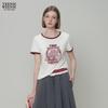 T-shirt da donna con grafica di orso