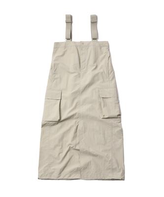 Ru Project Light Overalls Dress - Beige