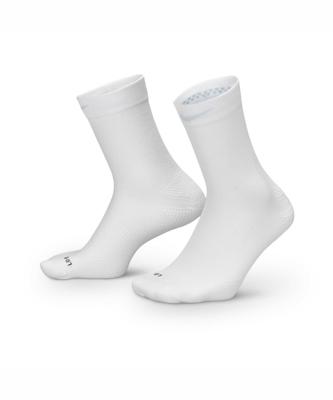 Nike Running Lightweight Micro Crew Socks (1 Pair) - White:Black:Pure Platinum / Ib6114-100