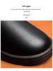 Men's Classic Leather Snow Boots - Thick Velvet, Cold-Proof, Waterproof, Short Winter Cotton Shoes