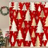 Christmas Tree Festival Decorations Pattern Bathroom Shower Curtain With 12 Hooks Bathroom Decor And Accessories