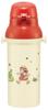 Skater Children's Water Bottle, 480ml, Direct Drinking, Plastic, One-Touch Operation, Dishwasher Safe, Made in Japan, Ghibli Totoro, Mei, Girl's