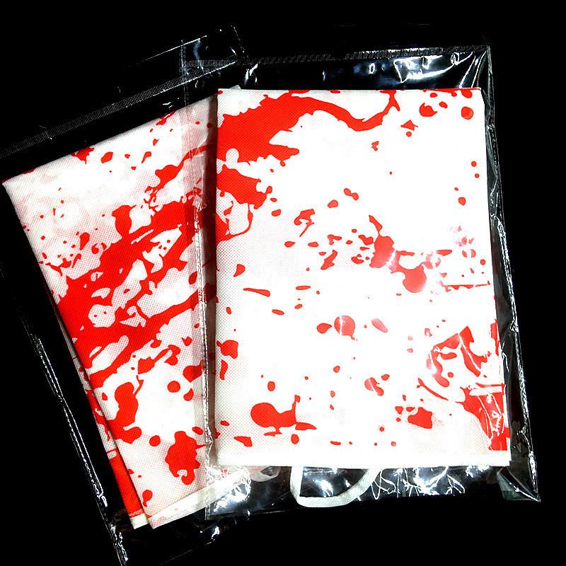Halloween Bloody Apron Horror Cosplay Costume Scary Party Decoration Trick or Treat Prop Vampire Costume Bloodstain Apron