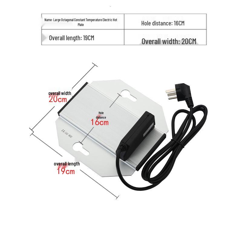 Electric Buffet Stove Insulation & Chafing Dish Heating Plate with Thermostat Controller and Accessories.