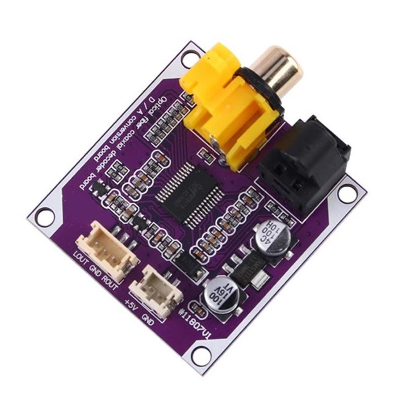 Digital Decoding Board Supporting 32k 192k for Clear Stereo Sound Performances Easy Installation Low Noise