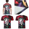 Stylish Red Joker T-shirt Unisex Fit With Full 3d Printing