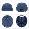 Casual Distressed Skull Hat Casual Hat Cotton Rolled for Daily Wear Outdoor Activity Streetwear Photo Props