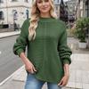 Half High Neck, New Autumn/winter 2025 Collection, Solid Color, Versatile Pullover Sweater, Loose Knit Sweater, Winter Inner Layer with Long Sleeves