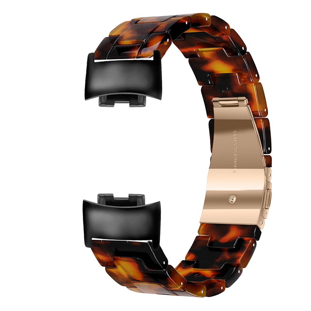 Cinturino in Resina per Charge 6 5 Leggero Traspirante Regolabile Fibbia Pieghevole Cinturino Orologio Accessori per Fitbit Charge 5 6
