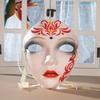 Hand Painted Mask Halloween Party Mask Full Face Mask Masquerade Mask for Women Men Cosplay Halloween Costume Accessory