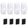 Set of 4 Replacement Filter for Automatic Pet Fountain Cats Water Fountain Water Source for Kittens Water Dispenser