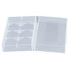 Custodia trasparente per batterie 21700 per 1/2 batterie. Protegge le batterie, previene cortocircuiti e polvere.