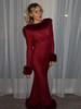 2026 Spring/Summer Rhinestone Backless Mermaid Formal Gown for Women